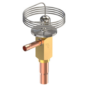 Danfoss 068N5607 0.36 TR Valvula de Expansion, TD 1, R290, 1/4x3/8 in, Soldable, Ecualizacion Interna, Una Via, -40 a 10 F