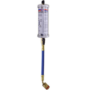 Uniweld Refillable Oil/Dye EZ Solution 2oz Injector With EZ-Turn Anti-Blowback 1/4in Fittings USI2EZ 600PSI  