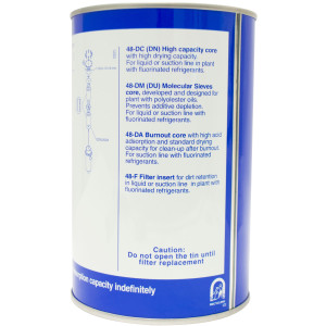 Danfoss 023U5381 Filter Drier Core 48-DA for DCR, After Burnout, includes Gasket, for Use with DCR 0485 to 19217 and other 4-3/4 in Shells

