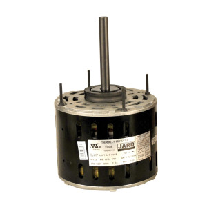 JARD 22586 1/3HP 1075rpm Motor para Unidad Evaporadora de Aire Acondicionado 6 polos, 1 eje, Cerramient OAO, 3 velocidades, Marco 48, Reversible, 208-230 V,60 Hz,1 Ph, 5mfd/370VAC Capacitor