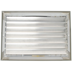 Laminaire CL4M1008 10x8 4-Way, White, Curved Blade, Ceiling Diffuser with ML Damper