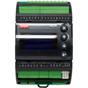 Danfoss MCX06D Control Programable, 6 Relays, 24V, Communicacion CANBUS, MODBUS, RS485 080G0112 Danfoss MCX06D Control Programable, 6 Relays, 24V, Communicacion CANBUS, MODBUS, RS485 080G0112