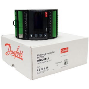 Danfoss 080G0112 Programmable Controller MCX06D, 6 Relays, 24V, Communication CANBUS, MODBUS, RS485