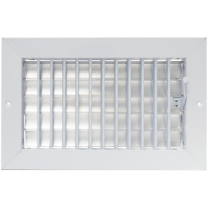 Laminaire L-VM1410 14x10 Wall Grille, White with ML Damper