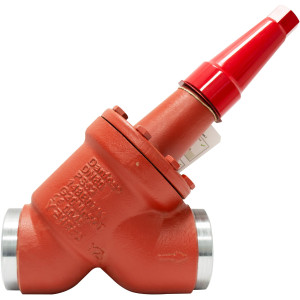Danfoss 148B5931 Valvula de Cierre, SVA-S 80,Soldar Acero a tope, conexiones de 3 pulg, Presion Maxima de Trabajo 754 psig, Caperuza
