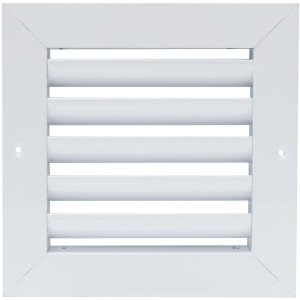 Laminaire RA66 Return Grille 6 x 6 in, White Aluminum L-RA 6x6 W