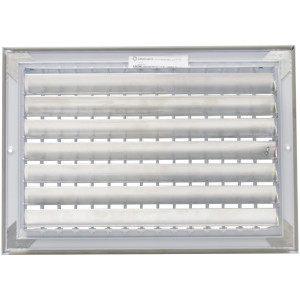 Laminaire VML1208 12x8 Wall Grille, White with ML Damper