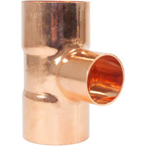 NDL N-4056 Tee Reductor de 1-1/8 x 7/8 x 7/8 pulg con conexiones soldables CxCxC