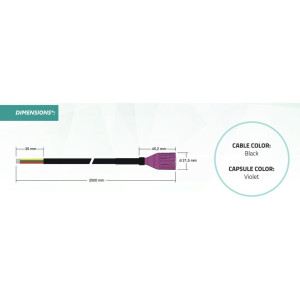Full Gauge SB-56 Temperature and Humidity Sensor,8.2 ft (2.5 m), Temperature Range 14 to 158 F (-10 to 70 C) and Humidity Sensor 10 to 85 RH. Compatible with MT-530E Super, MT-532 Super, TO-751B