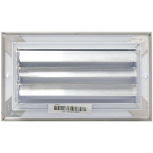 Laminaire CL1M0804 8x4 1-Way, White, Curved Blade, Ceiling Diffuser with ML Damper