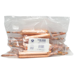 Appli Parts APFD-106SB10 Copper Filter Drier 5/16 in x 1/4 in, 30g Molecular Sieve for universal refrigeration and air conditioner applications (10xBag)