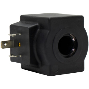 Danfoss 018F4520 Solenoid Coil 220 V,60 Hz, 12 W, IP65, BQ220CS, DIN Spades