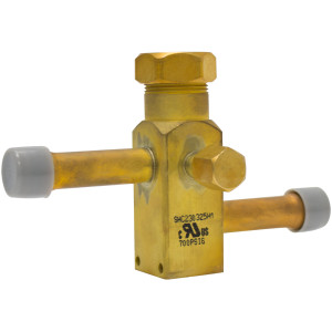 SANHUA SERVICE-BAR-4-S-T Valvula de Servicio 1/2 pulg ODF