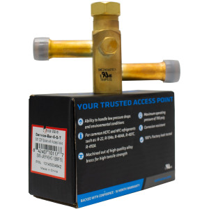 SANHUA SERVICE-BAR-5-S-T Service Valve 5/8 in, ODF