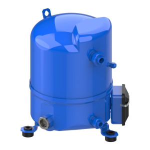 Danfoss MTZ22JC1BVE 2HP R404,R407,R134,R448, MBP Reciprocating Refrigeration Compressor 208-230/1/60 (V/Ph/Hz), Discharge 1 in V06, Suction 1-1/4 in V09, Rotolock, POE Oil,MTZ22-1V