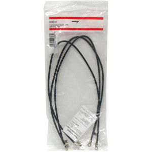 Diversitech CC33-24 Compressor Lead, 10 AWG, Ring Connection, 1/4 in Quick Disconnect Receptacle, 24 in long, 3 pack