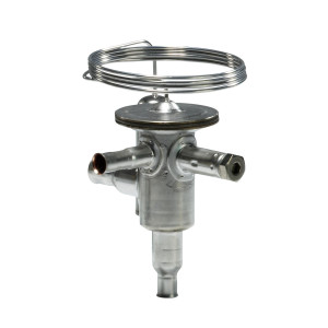 Danfoss 068U3748 Regulador Bybass de Gas Caliente TUH 1/2 TR, 3/8 pulg ODF Entrada, 1/2 pulg ODF Salida, Acero Inoxidable, Flujo unico, -1 a 10 C  Remplaza 068U2953