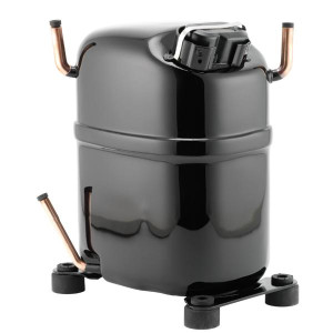 Tecumseh CAJ2446Z Compresor 1HP R404a 208-230V/1Ph/60Hz LBP, Kit de Arranque para 60Hz y Valvula Rotolock incluida