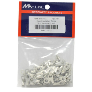 MA-Line MA02747-2 Ring Non-Insulated, 12-10, 10 Stud, Bag of 100ea