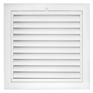 Laminaire L-RF-F 18x24 in Registration Grille With Filter, White Aluminum