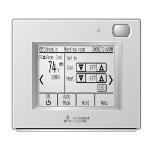 Mitsubishi PAR-U01MEDU-K Remote Control, Programmable, Wired, Wall Mounted