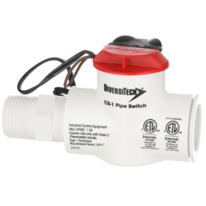 Diversitech CS-1 Interruptor Tee de flujo para montaje en tuberia de drenaje de Aire Acondicionado