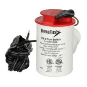 Diversitech CS-2 Interruptor Codo de flujo para montaje en tuberia de drenaje de Aire Acondicionado