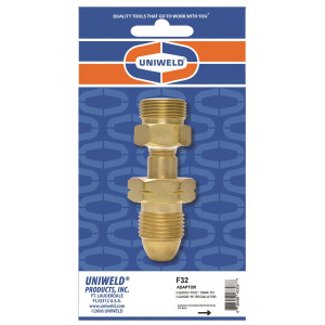 Uniweld F32 Cylinder CGA510 to Regulator GCA520 Type B Adaptor 43308