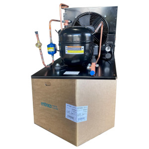 Embraco UNT0100MGD-A21A Condensing Unit 1HP R-404a, 230 V,1 Ph,60 Hz, M-HBP, w/NO Outdoor Cover