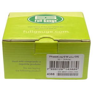 Monitor Supervisor De Voltaje Full Gauge Phaseloge Plus 3 Fases Data Logger True-Rms (Sitrad Compatible)