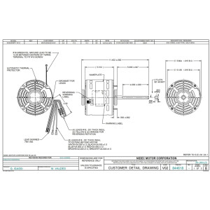 US Motors 3/4 hp 1075 rpm, 6 polos, 1 eje, OAO Cerramiento, 3 velocidades, 5.6 diametro, CCW, Lead End, Reversible, 115v, 60 hz, 1 ph, 15 mfd/370 VAC Capacitor 8904 K055WPY1412012B
Sirve S88-860 MOT09415 74N31 FDL1076 D728 3589 X009