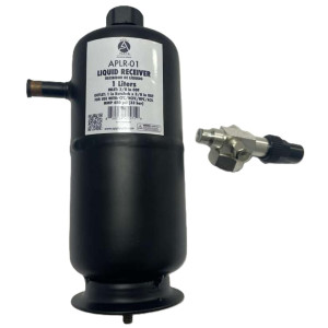 Appli Parts APLR-01 1 Liter 1/4 in ODF Liquid Receiver Outlet with 1 in Rotolock SAE x 1/4 in ODF