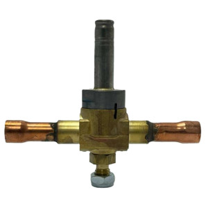 Copeland 049163 1/2 pulg 200RB 4T4, Valvula Solenoide de 2 vias, Normalmente Cerrada, Operada por Piloto