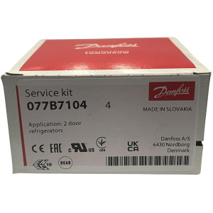 Danfoss 077B7104 Thermostat 2 Doors Refrigerator Defrost control 077B3657 Cold Cut-in +38.3F Cold cut-out -9.4F Warm Cut-in +38.3F Warm Cut-out +9.5F Capillary tube length 39.3in B62  