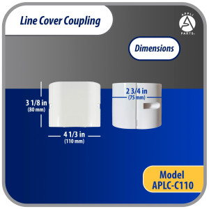 Appli Parts APLC-C110 Line Cover Coupling 4in wide