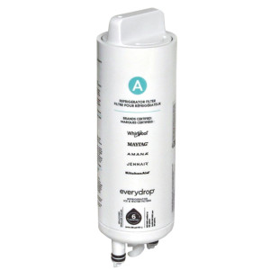 Whirlpool EDRARXD1 Everydrop Genuine OEM Water Filter A, Compatible with W11486185, W11489280, W11519209, W11536439, W11486187, W11569863, W11569861 