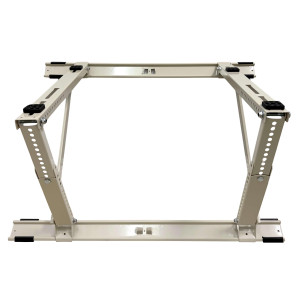 Appli Parts APAB-4335 Soporte de Montaje para Techo/Azotea Minisplit 9000 a 24000 BTU Soporta 150 kg (335 lb) Ajustable de 10 a 45 Grados Incluye Almohadillas Antivibracion y Kit de Instalacion