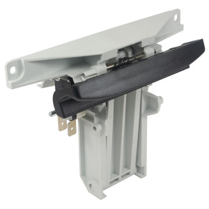 Whirlpool WPW10130695 Genuine OEM Dishwasher Door Latch And Handle Assembly  Fit: W10130695 WPW10130696 W10130695 WPW10130694 W10130694 W10130696 99002577 99002578 99002579