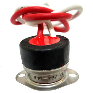 Appli Parts APBT-5708 Bimetal Termico 2 Cables Limitador Resistencia SPST Abre 75 F Cierra 40 Remplaza Bohn, Larkin, Chandler, Climate Control 5708l, 4752c, 30318 SL5708 Sirve Oyon Serie OEA