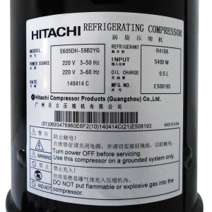 Compressor Outdoor Unit Vrf 11102010000294 / 201400420170 E605dh-59b2yg Fits: E4prf90 / E4prf98 / E4prf118 / E4prf140 / E4prf158