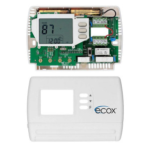 Termostato Ecox Digital, No Programable, 1 Etapa, 24v TEDIBNXXSV1