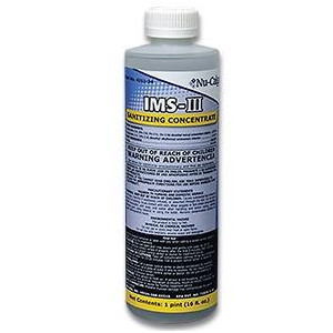 Nu-Calgon 4211-34 Sanitizer IMS-III 16 fl. oz. Bottle  Ice Machine, Ice cream dispensing other dispensing equipment 