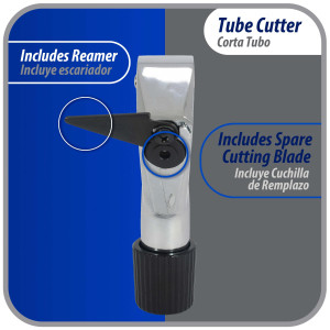 Appli Parts APT-TC274 1/8 in to 1-1/8 in Tube Cutter for Copper, Aluminum, Steel, PVC and other soft metal pipe for Plumbing and HVAC/R Professionals and DIY Applications 