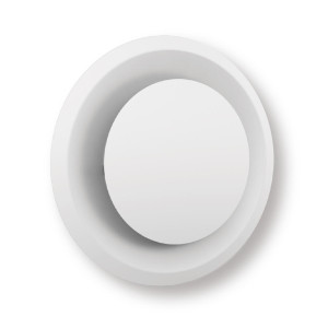 Difusor Circular de Aluminio Blanco con cuello de 10in DCRLB10S Vermont