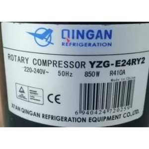 QINGAN Compressor fixed speed rotary 9,000Btu 220-240V/50Hz 850W R-410A YZG-E24RY2 201402200100 11103010001249
