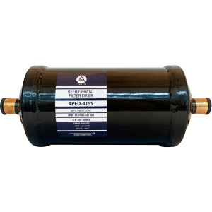 Appli Parts APFD-415S 5/8 in Liquid Line Refrigerant AC Filter Drier hvac Refrigeration 415S ODF Sweat Solder connection universal unidirectional 9-1/2 in long 3-3/4 in wide
