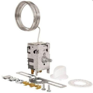 Danfoss 077Z7011 Thermostat Refrigerator Cold Cut-in 17F Cold Cut-out 41F 84in bulb length  077Z6009 Replaces A12-700 A12-701 A12-1560 A12-72 077B6856 True