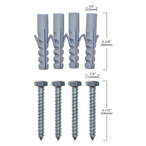 Appli Parts APAB-AFK2 Mounting Bracket kit Includes Rubber Pads, Screws, Levelers, Expanders