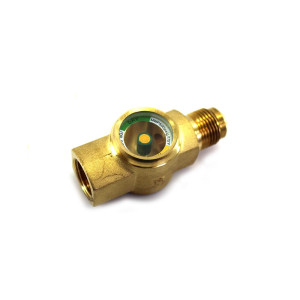 Danfoss SGP 12 I 1/2 in Sight Glass, Flare, Male x Female Connections, Multirefrigerant, 014L0025