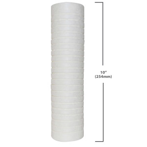 Appli Parts APFC-105P 6 Pack 10 in Sediment Water Filter Replacement Cartridge Compatible with RO Units and Sediment Filtration Systems 5 Micron
